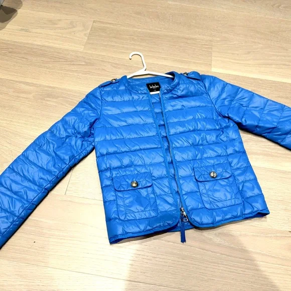 Blue lightweight puffer Jacket - Picture 2 of 4